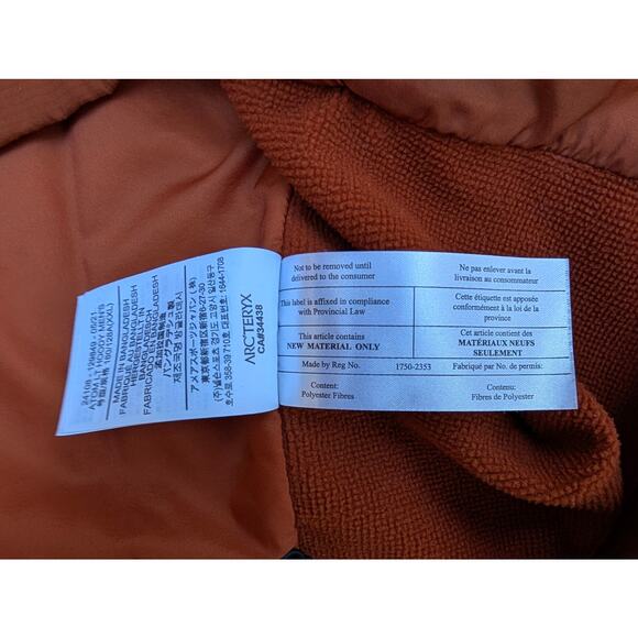 Arc'teryx Atom LT Hoody Men's XXL Burnt Orange Insulated Jacket Coreloft 24108 - Picture 5 of 8